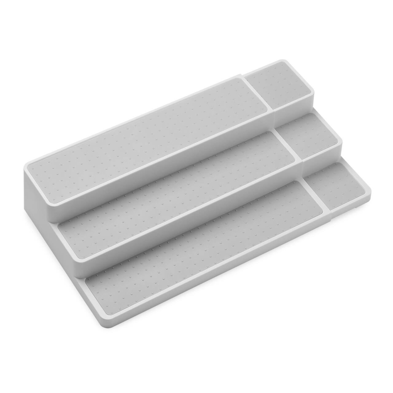 Étagère d’artisanat extensible blanche et grise de Madesmart